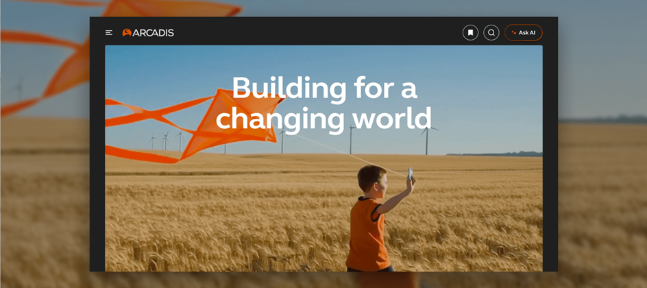 DEPT partners with Arcadis on AI-powered website